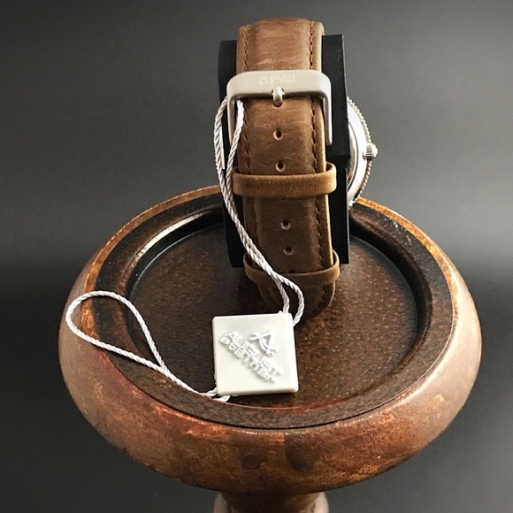 August Steiner Men's Leather Watch - Picture 5 of 8